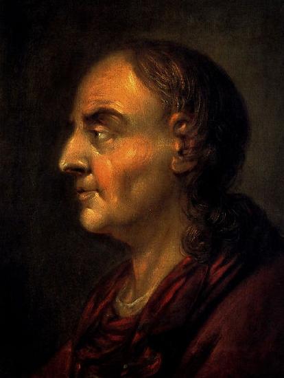 Bernhard Rode Self portrait oil painting image